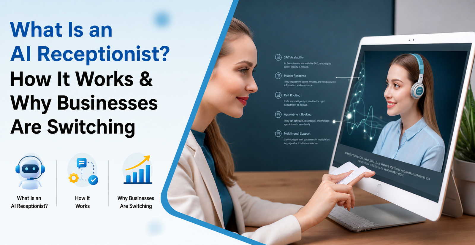 What Is an AI Receptionist? How It Works & Why Businesses Are Switching
